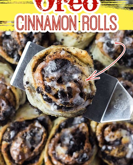 Easy Oreo Cinnamon Rolls