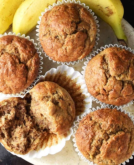 Easy Banana Buttermilk Muffins