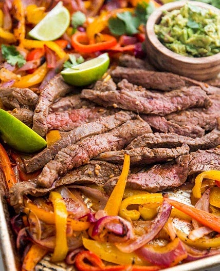 Best Sheet Pan Fajitas with Steak (Whole30, Low Carb)