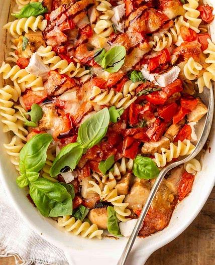 Bruschetta Chicken Casserole