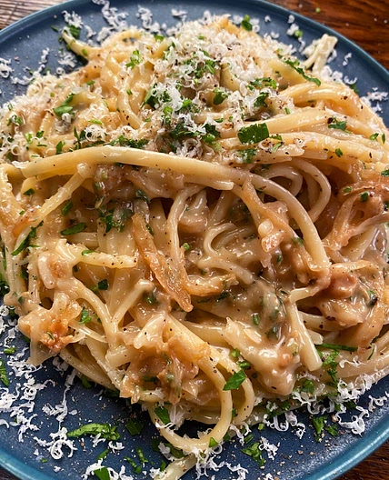 Caramelised Onion Linguine