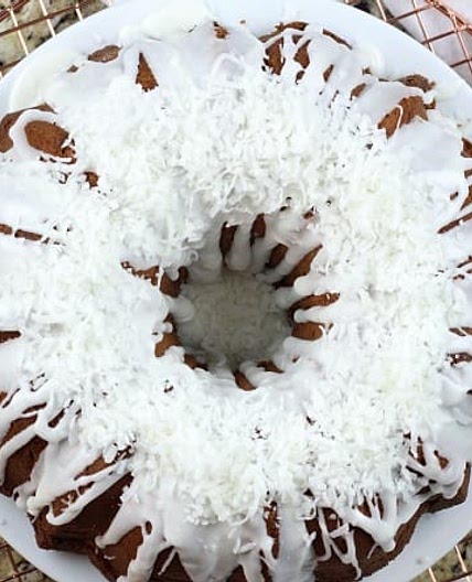 Coconut Cream Cheese Pound Cake