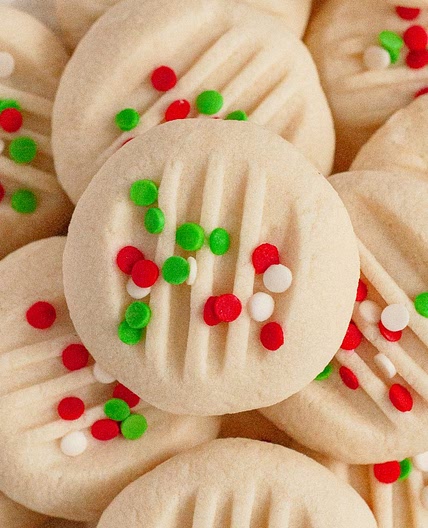 Gluten-Free Whipped Shortbread Cookies (Vegan)