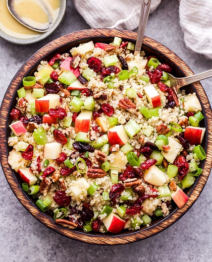 Cranberry Apple Quinoa Salad