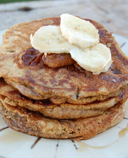 Whole Wheat Banana Pancakes