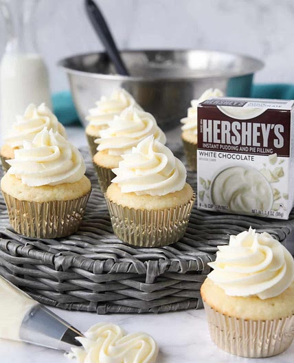 White Chocolate Pudding Buttercream Frosting