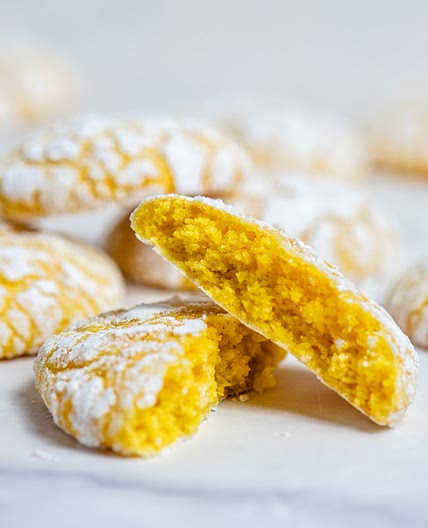 Lemon Crinkle Cookies