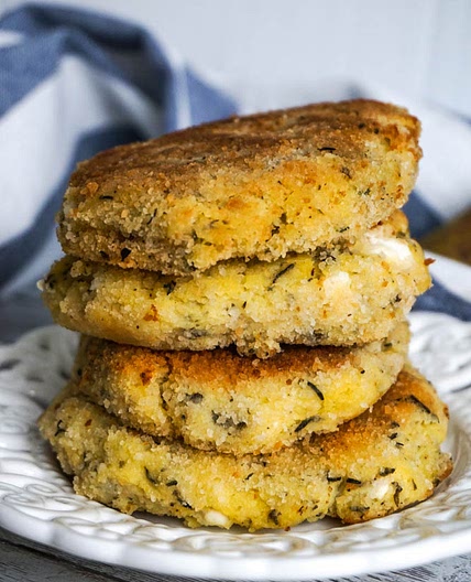 Feta Cheese Mashed Potato Pancakes Recipe