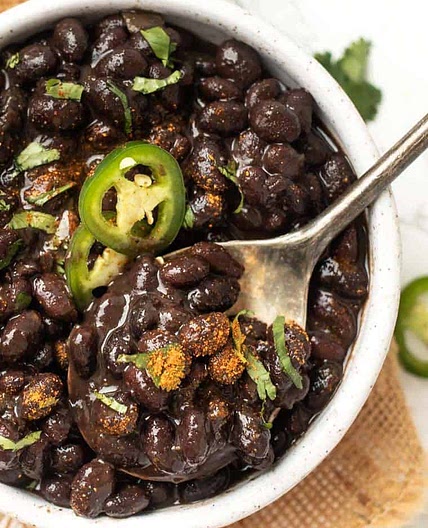 Instant Pot Spicy Black Beans