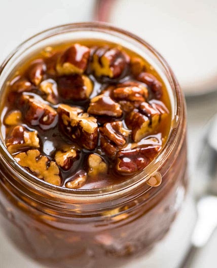 Southern Bourbon Pecan Caramel Sauce