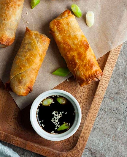 Air Fryer Egg Rolls {Easy Egg Roll Recipe}