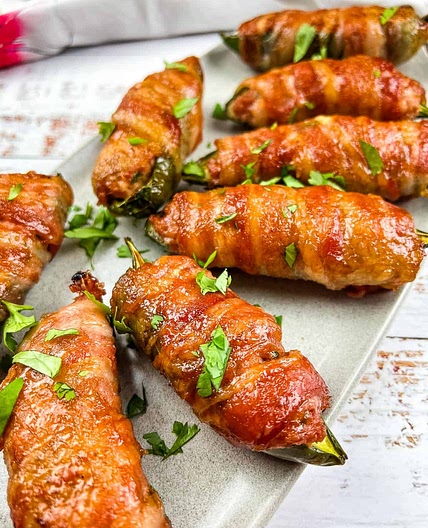 Pork Stuffed Smoked Jalapeno Poppers
