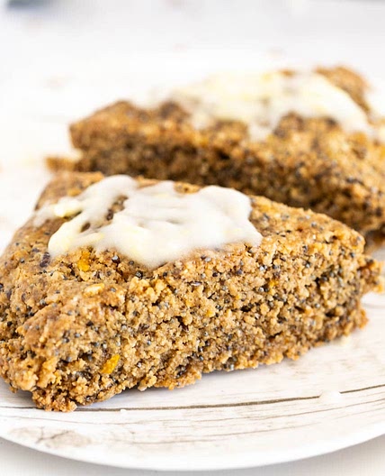 Gluten Free Lemon Poppy Seed Scones