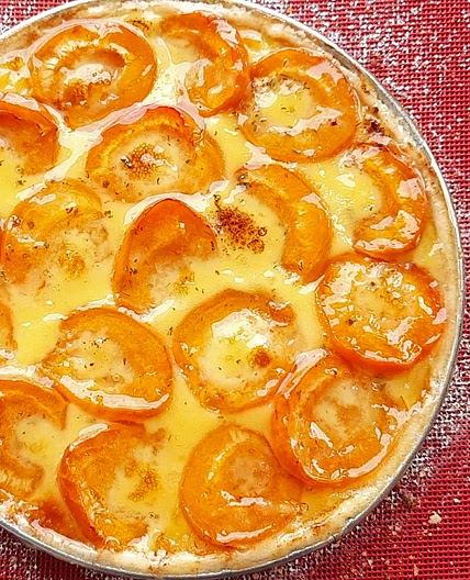 Aubrey: Apricot and Rosemary Gluten Free Clafoutis