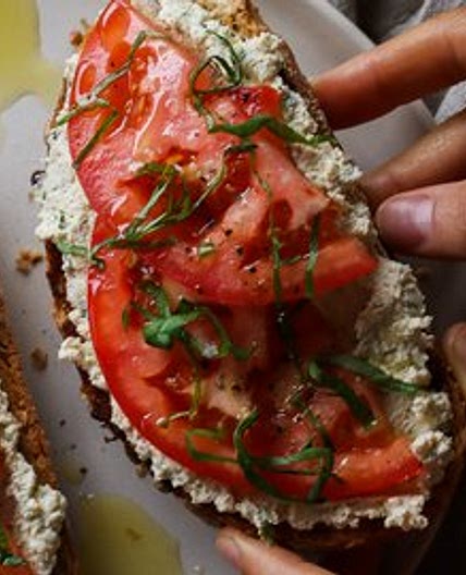 Chive & Onion Whipped Tofu Toast