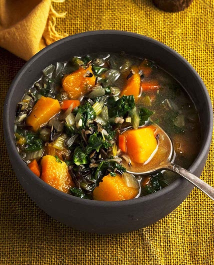 Vegan Wild Rice Soup Recipe (With Butternut Squash)