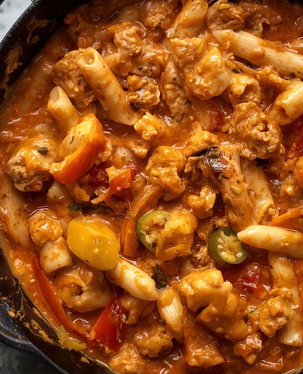 Creamy Cajun Chicken Pasta Bake Recipe