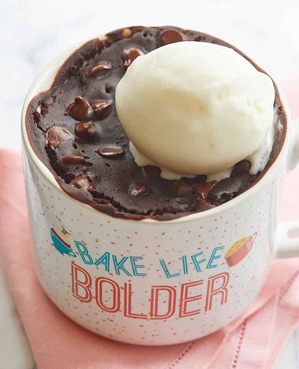 1 Minute Microwave Brownie In A Mug Recipe