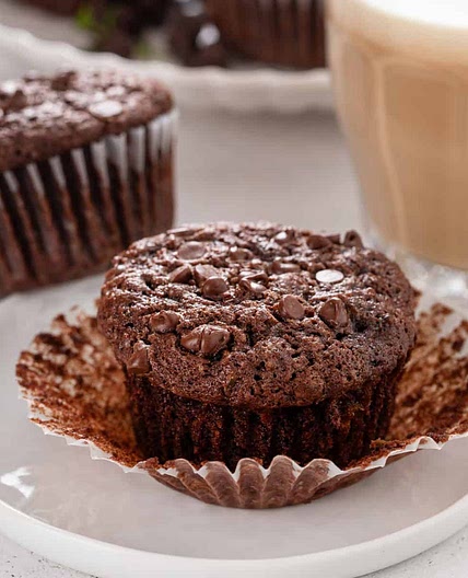 Chocolate Zucchini Muffins