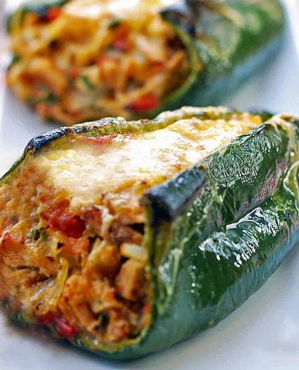 Stuffed Poblano Peppers