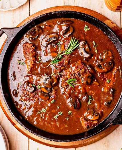 Smothered Round Steak