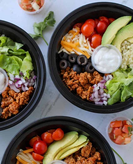 Keto Turkey Taco Bowl