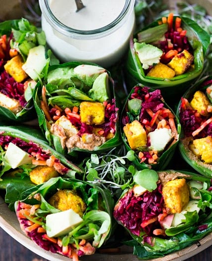 Vegan Collard Green Wraps