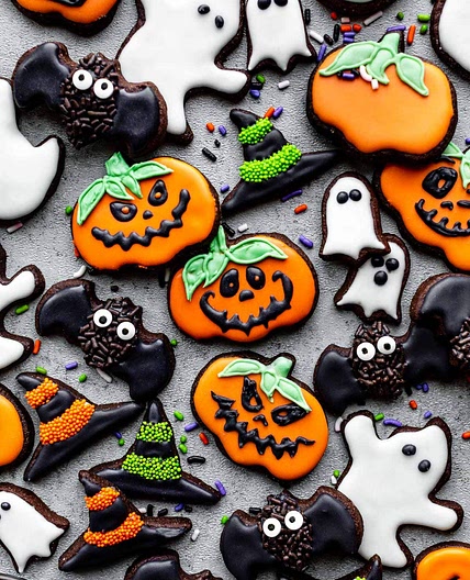 Halloween Chocolate Cookies