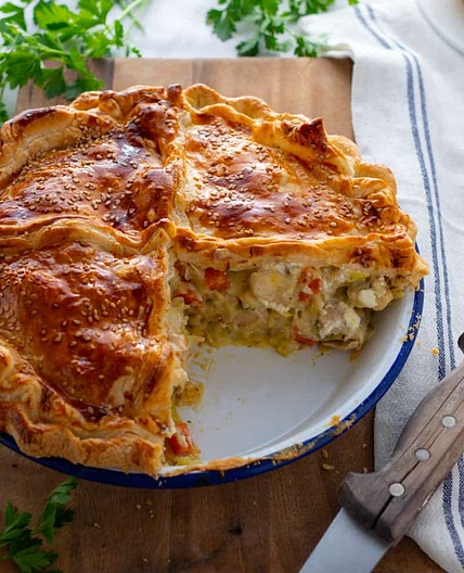 Creamy Chicken Pie