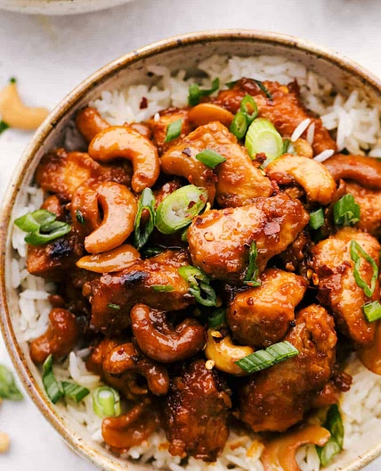 Slow Cooker Cashew Chicken
