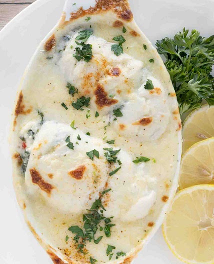 Stuffed Flounder Florentine