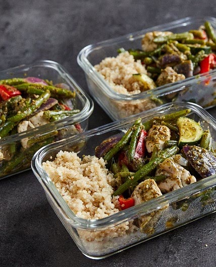 Easy Pesto Chicken & Veg Meal Prep | MYPROTEIN™