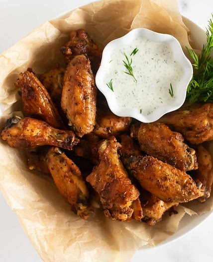 Extra Crispy Baked Chicken Wings