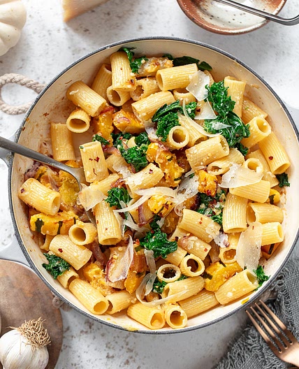 Roasted Delicata Squash Pasta