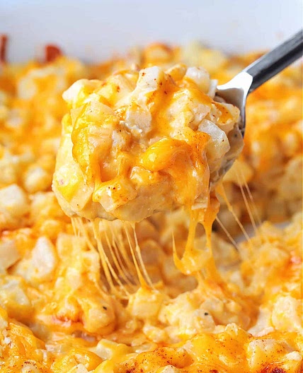 Cheesy Crockpot Potatoes