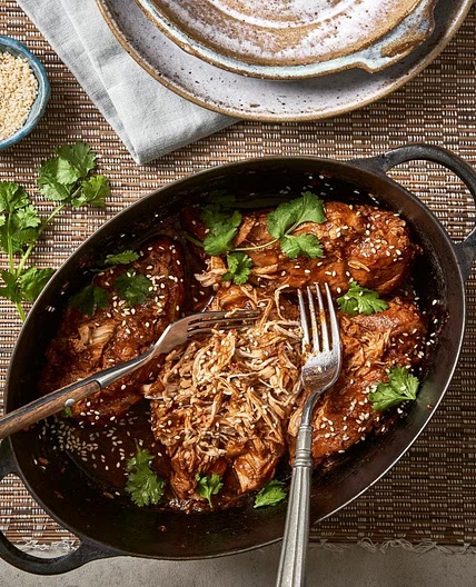 Slow cooker honey garlic chicken