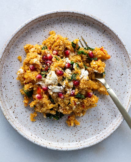 Baked Pumpkin Quinoa