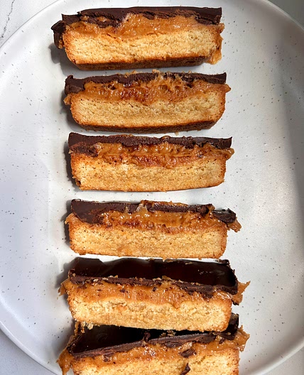 Gluten-free Twix Bars