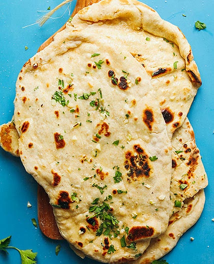 Easy Vegan Naan
