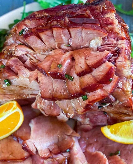 Instant Pot Ham Recipe with Brown Sugar Ham Glaze