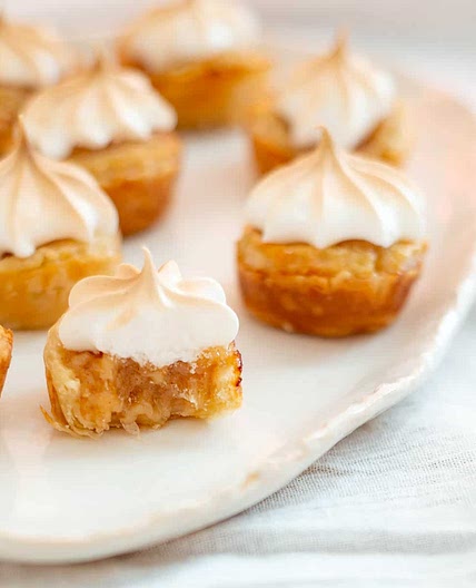 Puff Pastry Pineapple and Coconut Mini Tarts