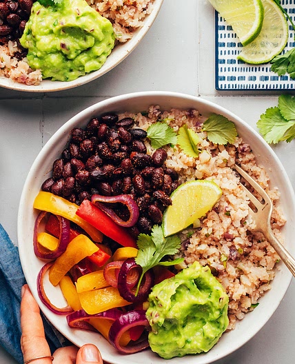Cauliflower Rice Burrito Bowl