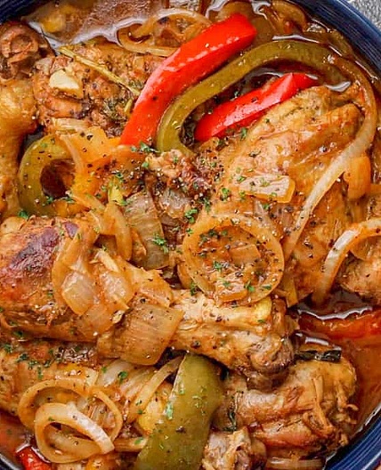 Poulet En Sauce (Authentic Haitian Chicken Stew)