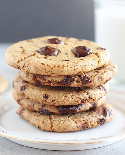 Chickpea Flour Chocolate Chip Cookies
