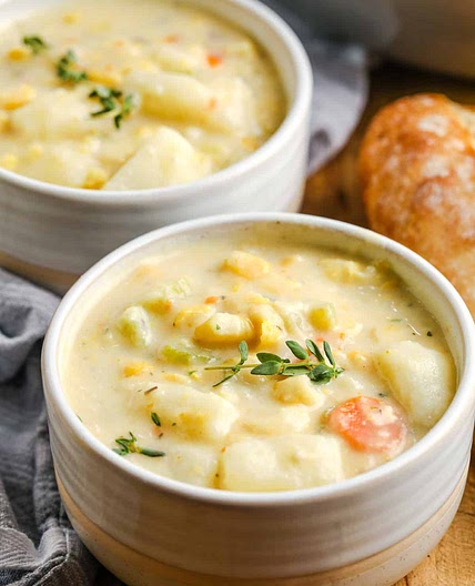 Quick Potato Corn Chowder