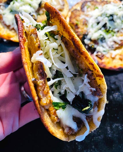 Blackstone Smashed Marry Me Chicken Tacos