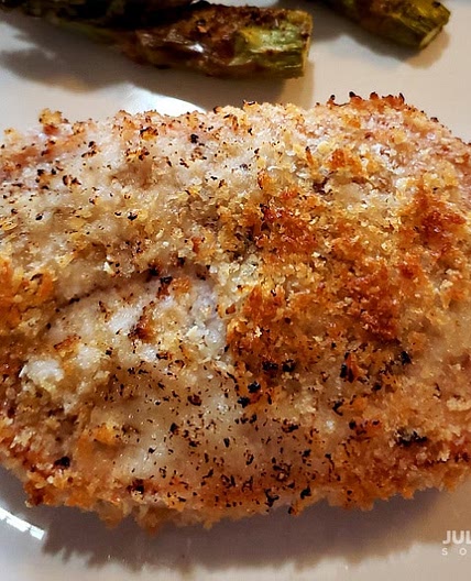 Panko Parmesan Baked Pork Chops