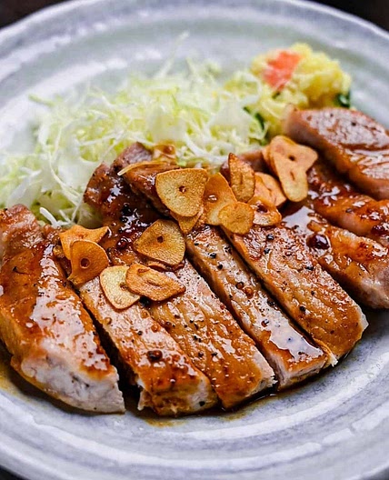 Tonteki (Japanese Pork Chop Steak)