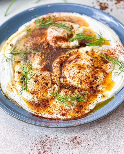 Turkish Eggs (Cilbir) Breakfast