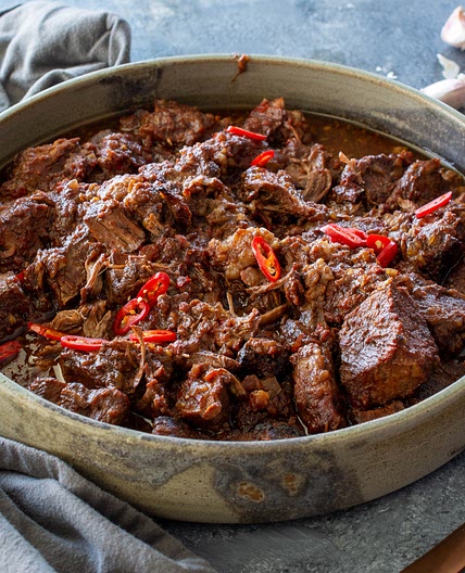 Pulled Beef in Bourbon Whiskey Cola Sauce